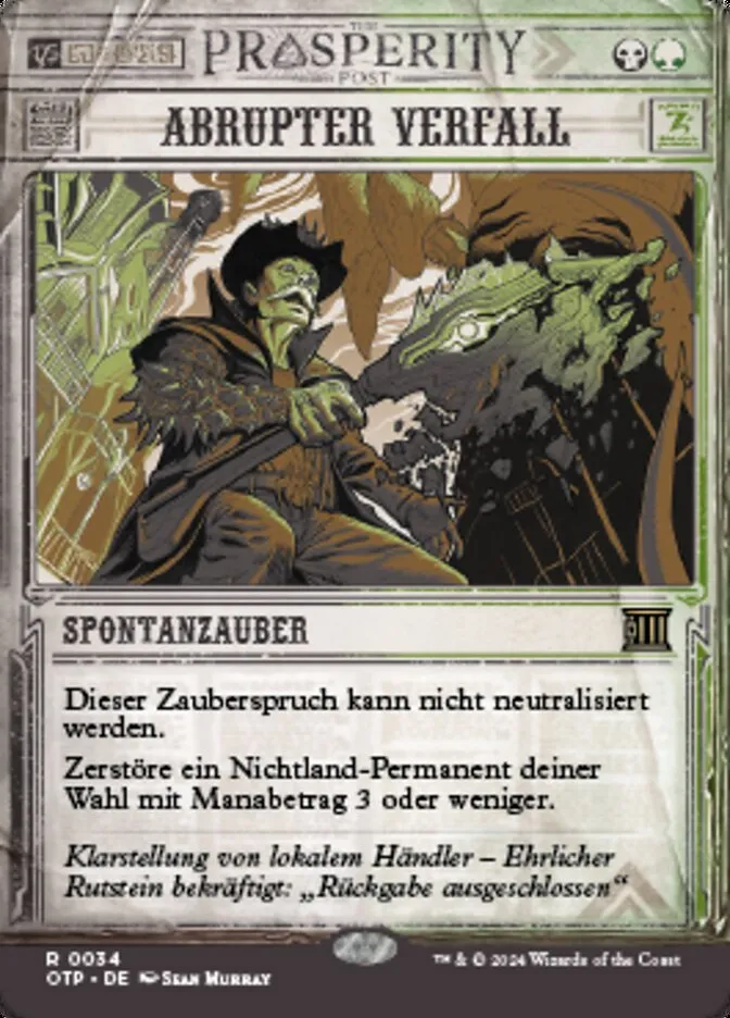 Abrupter Verfall kaufen - Breaking News bei TcG Love