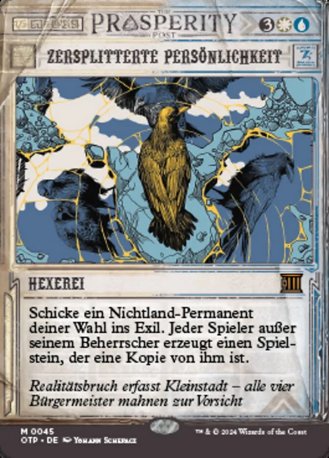 Zersplitterte Persönlichkeit kaufen - Breaking News bei TcG Love