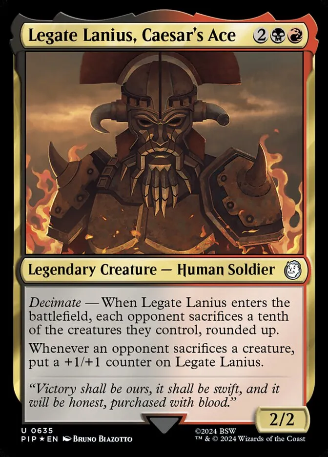 Legate Lanius, Caesar's Ace kaufen - Fallout (635) bei TcG Love