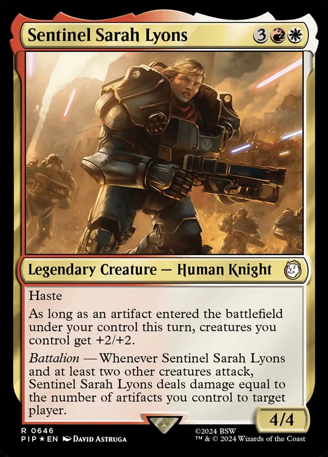Sentinel Sarah Lyons kaufen - Fallout (646) bei TcG Love