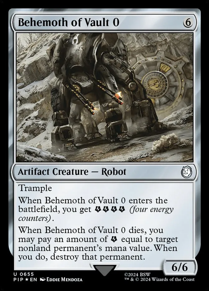 Behemoth of Vault 0 kaufen - Fallout (655) bei TcG Love