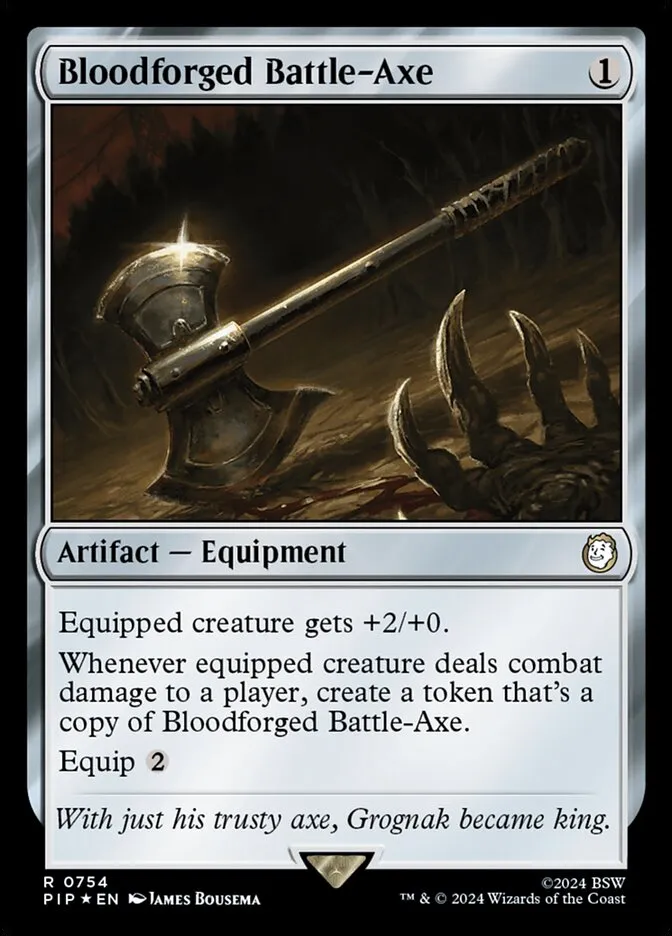 Bloodforged Battle-Axe kaufen - Fallout (754) bei TcG Love