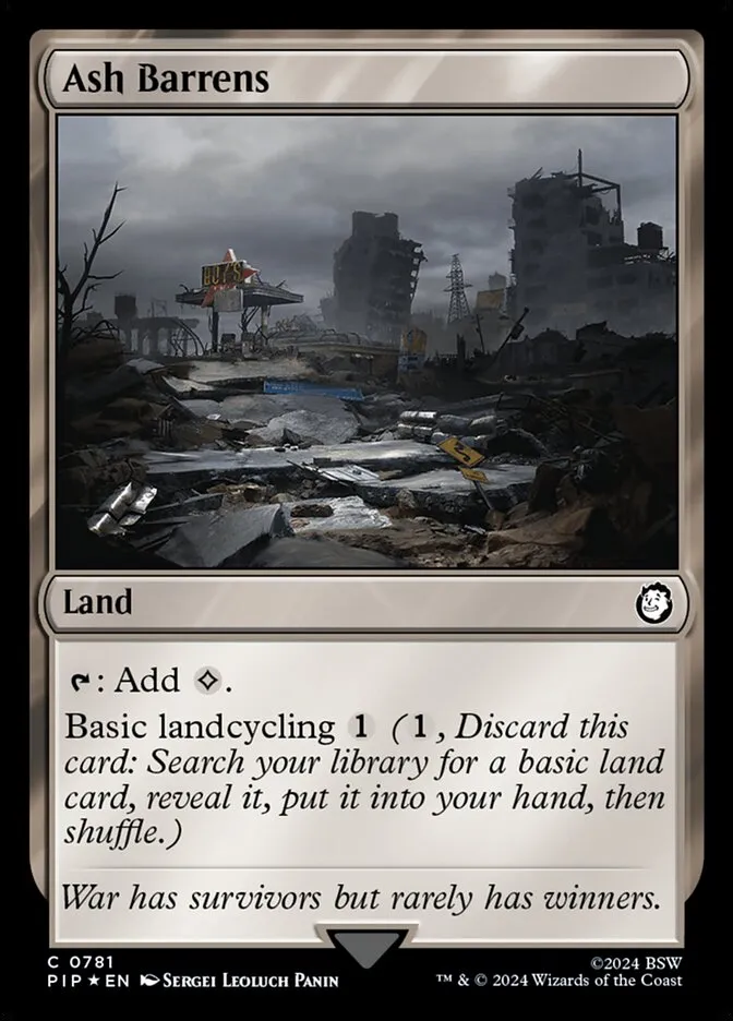 Ash Barrens kaufen - Fallout (781) bei TcG Love