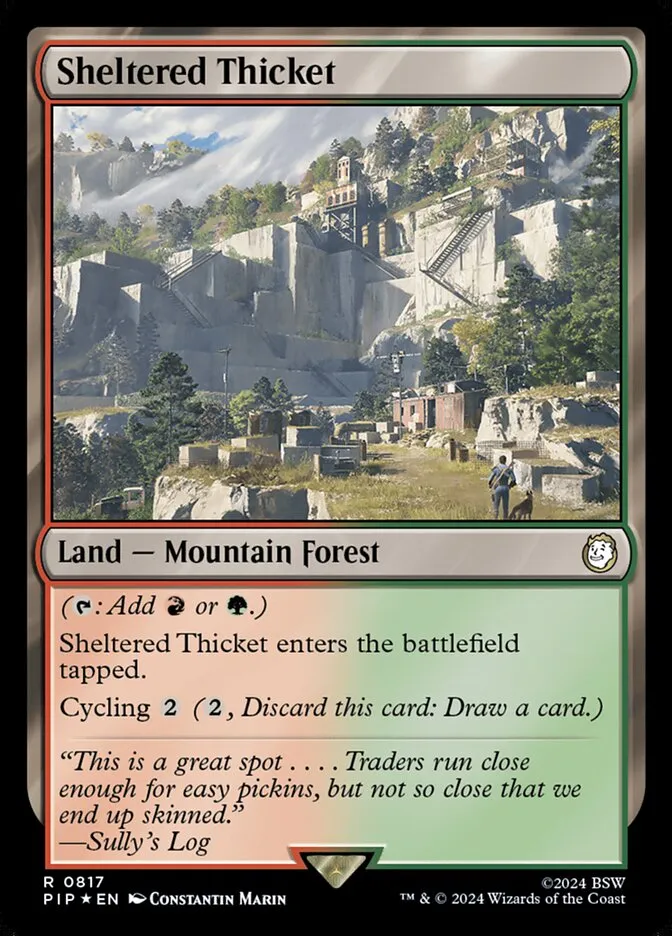 Sheltered Thicket kaufen - Fallout (817) bei TcG Love