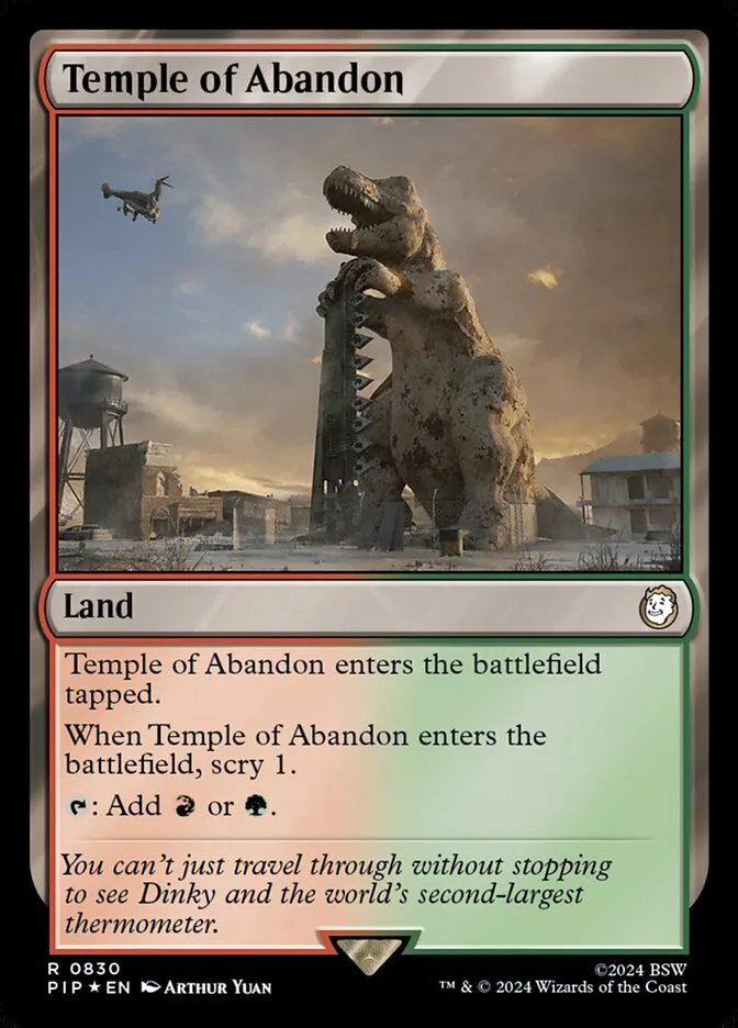 Temple of Abandon kaufen - Fallout (830) bei TcG Love