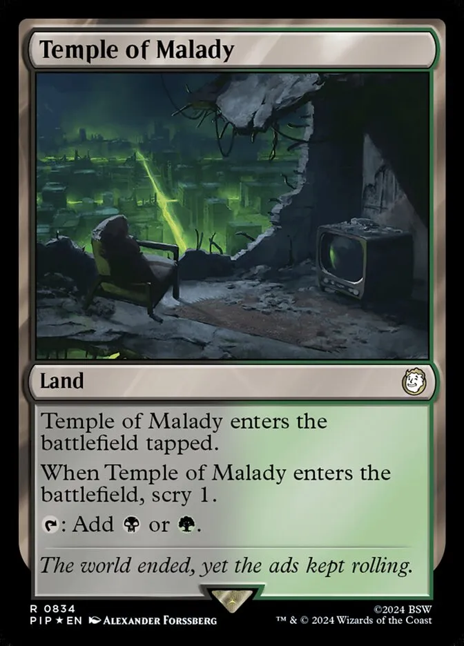 Temple of Malady kaufen - Fallout (834) bei TcG Love