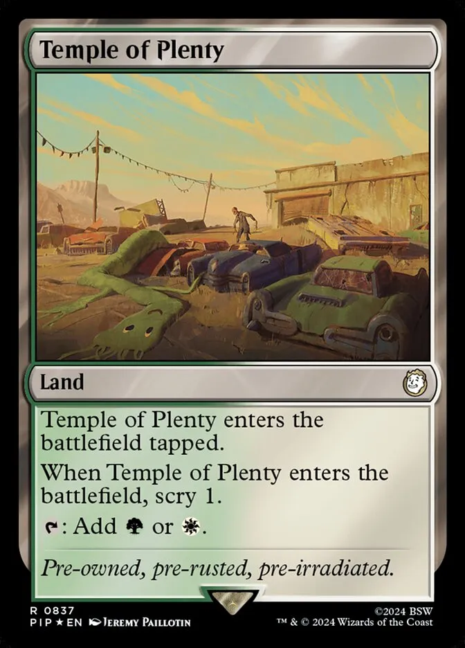 Temple of Plenty kaufen - Fallout (837) bei TcG Love