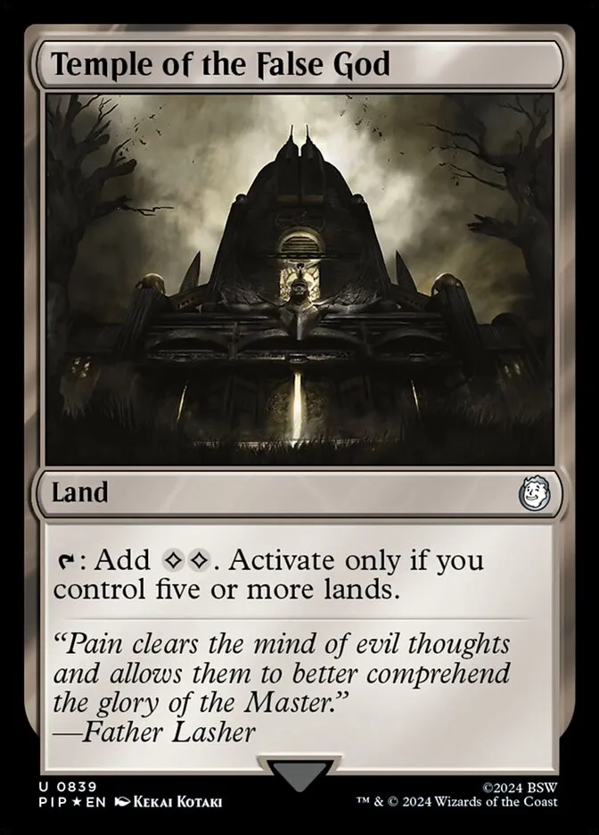 Temple of the False God kaufen - Fallout (839) bei TcG Love