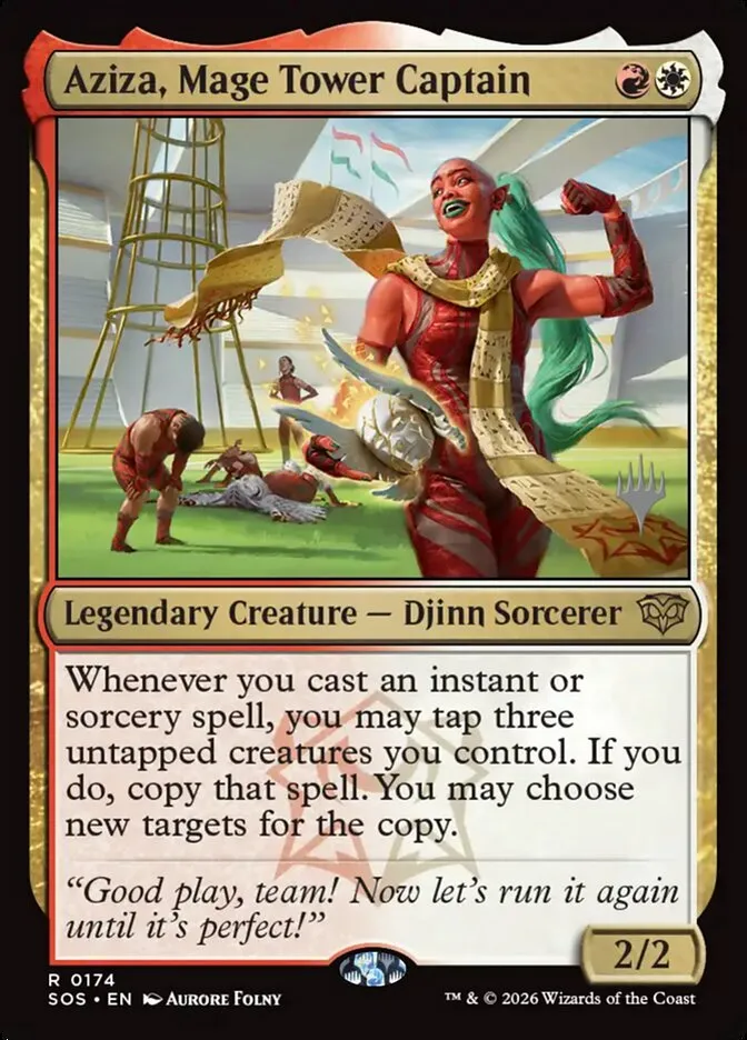 Aziza, Mage Tower Captain kaufen - Secrets of Strixhaven Promos bei TcG Love