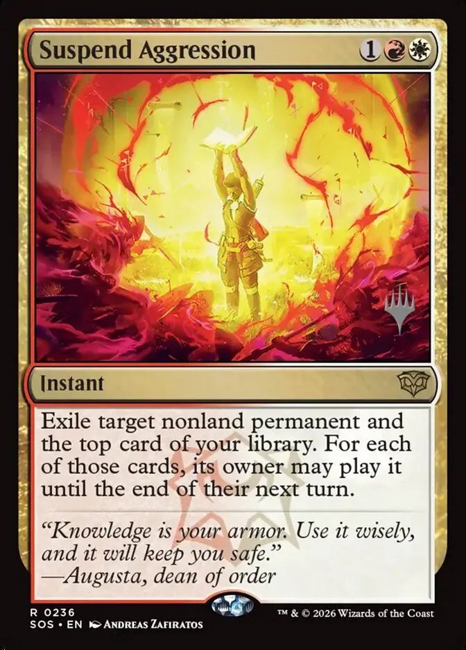 Suspend Aggression kaufen - Secrets of Strixhaven Promos bei TcG Love