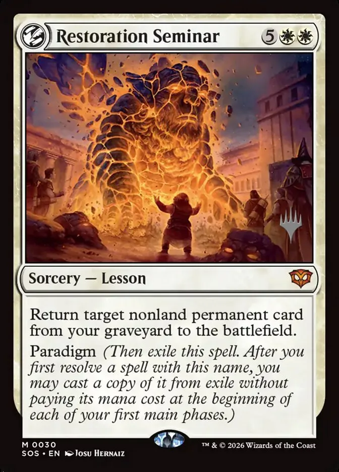 Restoration Seminar kaufen - Secrets of Strixhaven Promos bei TcG Love