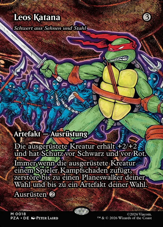 Schwert aus Sehnen und Stahl kaufen - Teenage Mutant Ninja Turtles Source Material bei TcG Love