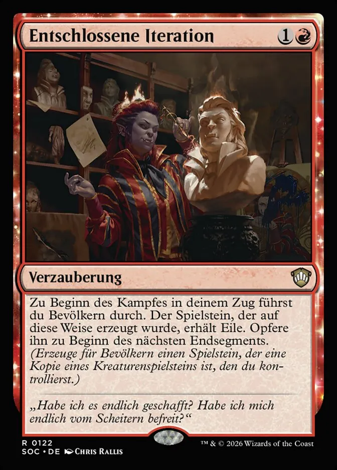 Entschlossene Iteration kaufen - Secrets of Strixhaven Commander bei TcG Love
