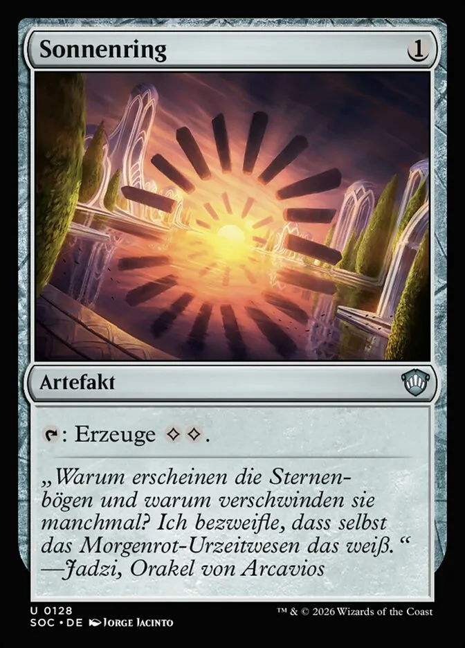 Sonnenring kaufen - Secrets of Strixhaven Commander bei TcG Love