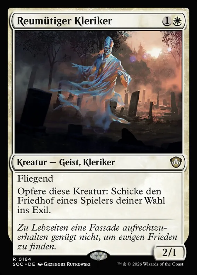 Reumütiger Kleriker kaufen - Secrets of Strixhaven Commander bei TcG Love