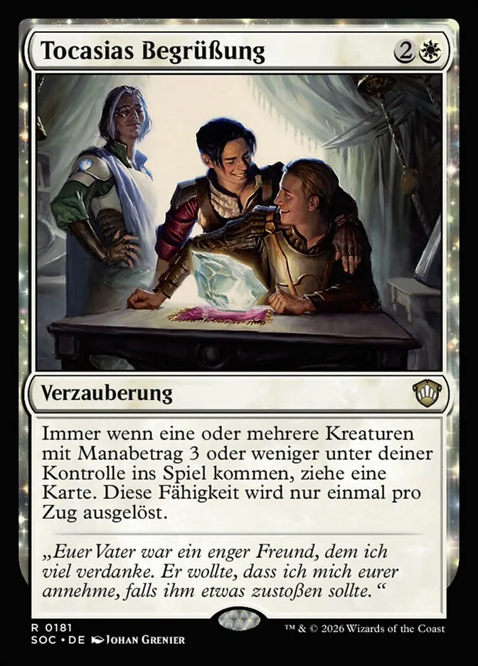 Tocasias Begrüßung kaufen - Secrets of Strixhaven Commander bei TcG Love