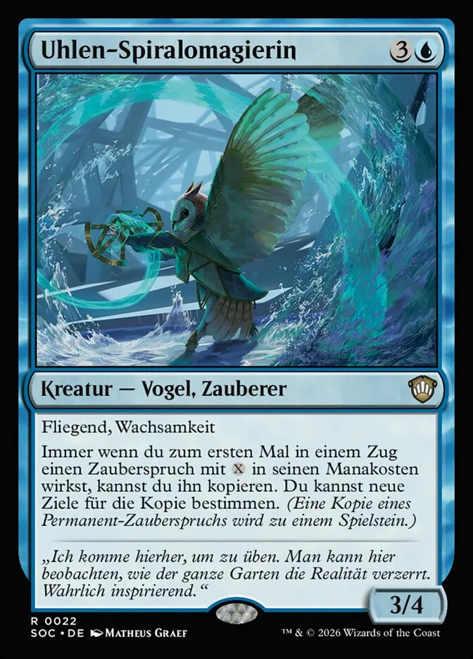 Uhlen-Spiralomagierin kaufen - Secrets of Strixhaven Commander bei TcG Love