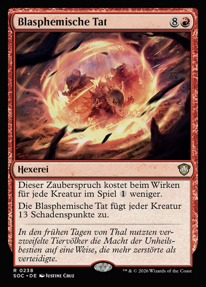 Blasphemische Tat kaufen - Secrets of Strixhaven Commander bei TcG Love