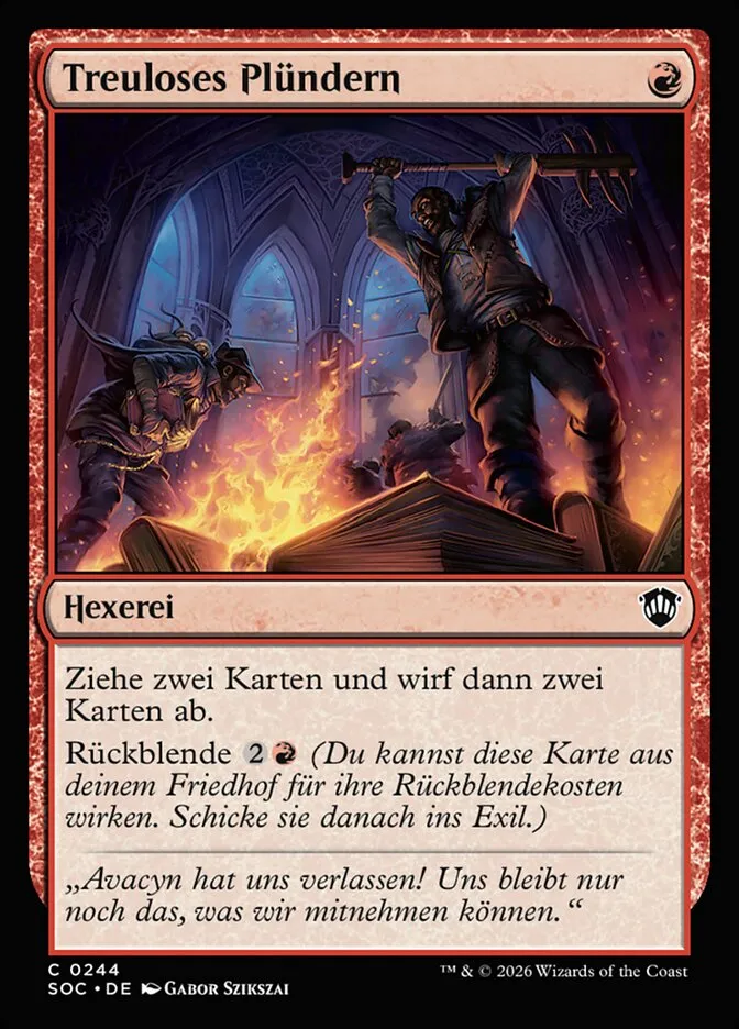 Treuloses Plündern kaufen - Secrets of Strixhaven Commander bei TcG Love