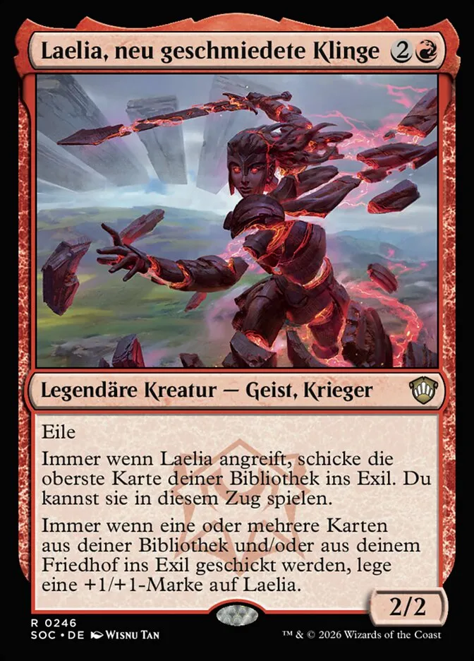 Laelia, neu geschmiedete Klinge kaufen - Secrets of Strixhaven Commander bei TcG Love
