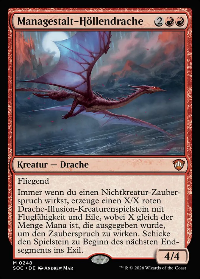 Managestalt-Höllendrache kaufen - Secrets of Strixhaven Commander bei TcG Love