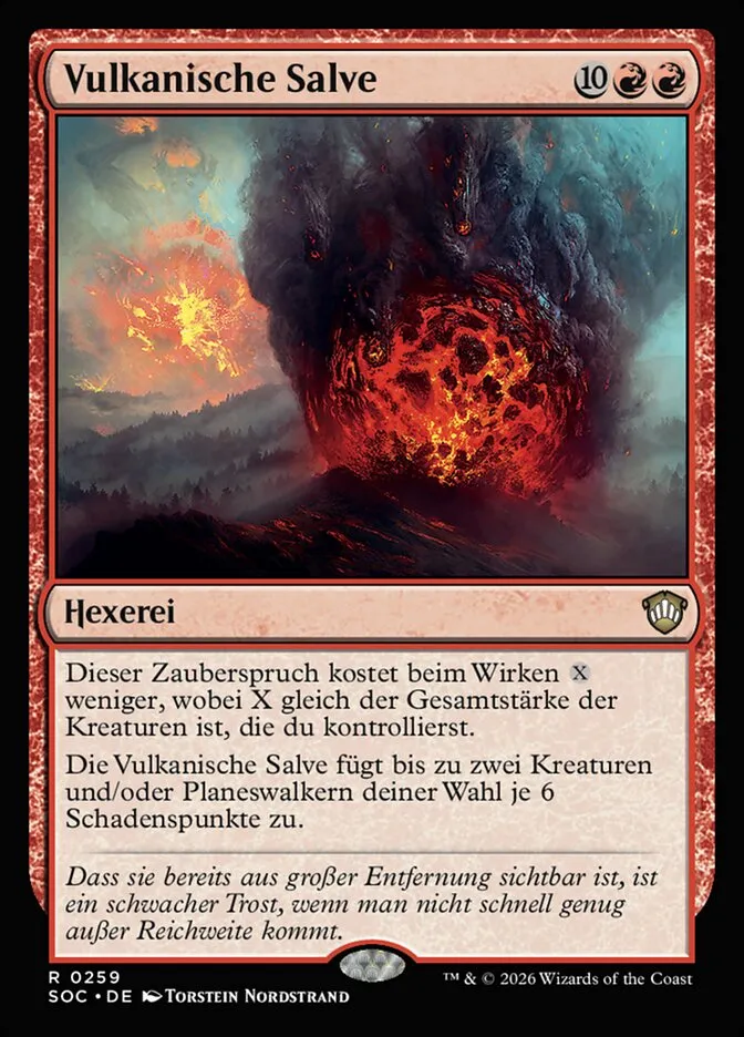 Vulkanische Salve kaufen - Secrets of Strixhaven Commander bei TcG Love