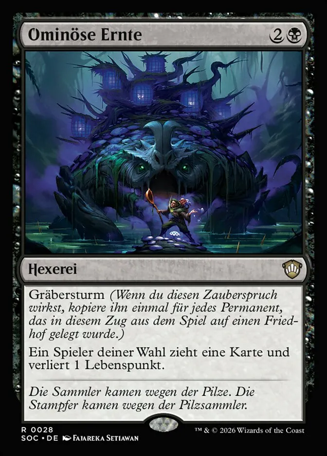 Ominöse Ernte kaufen - Secrets of Strixhaven Commander bei TcG Love