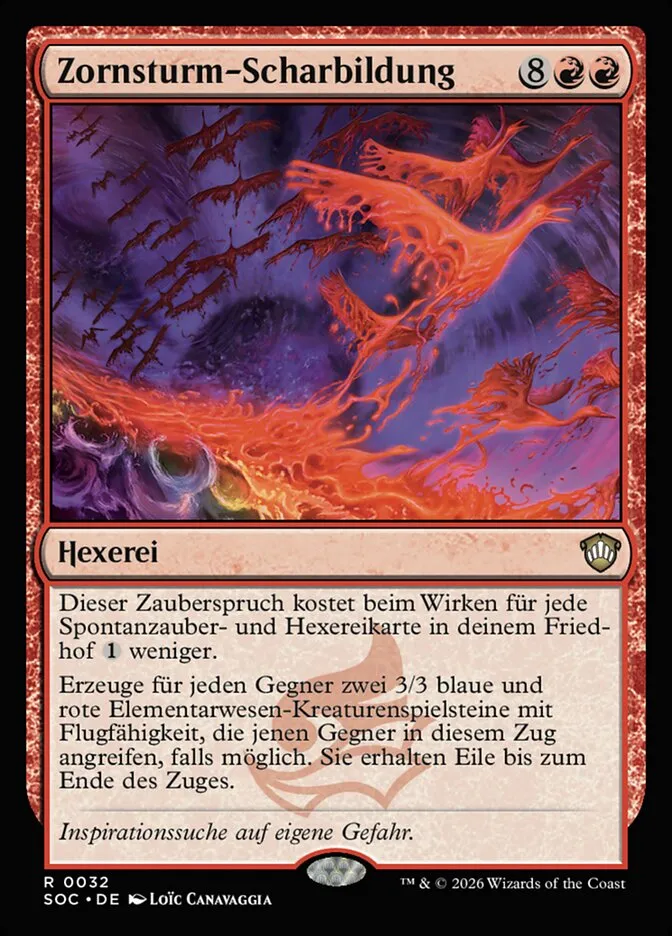 Zornsturm-Scharbildung kaufen - Secrets of Strixhaven Commander bei TcG Love