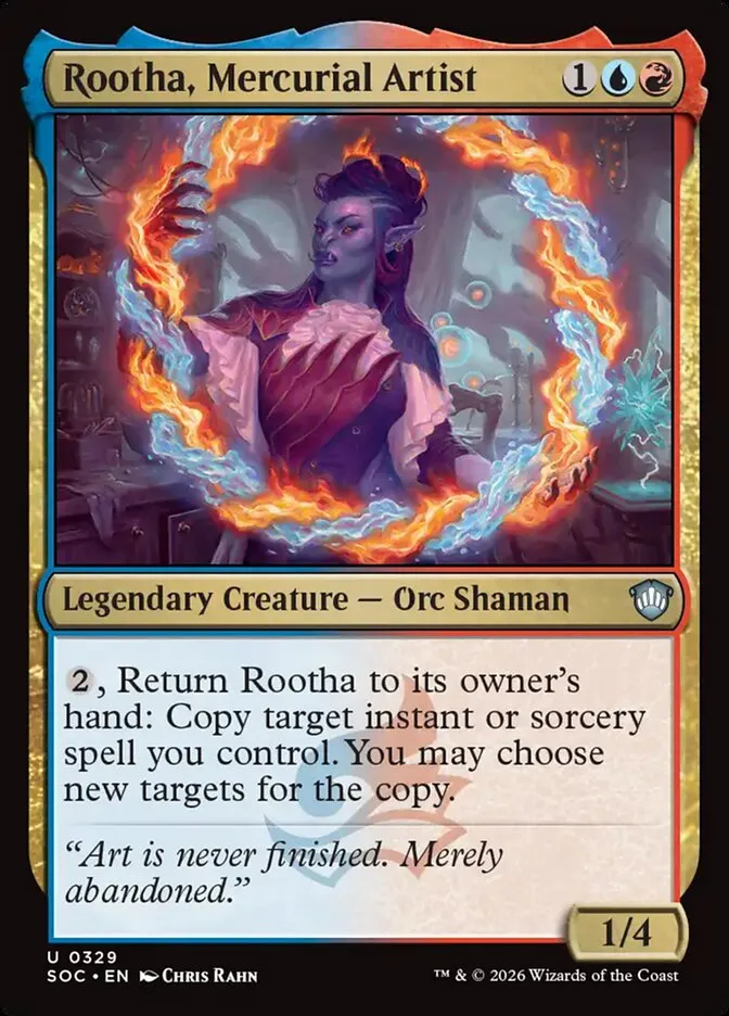 Rootha, Mercurial Artist kaufen - Secrets of Strixhaven Commander bei TcG Love
