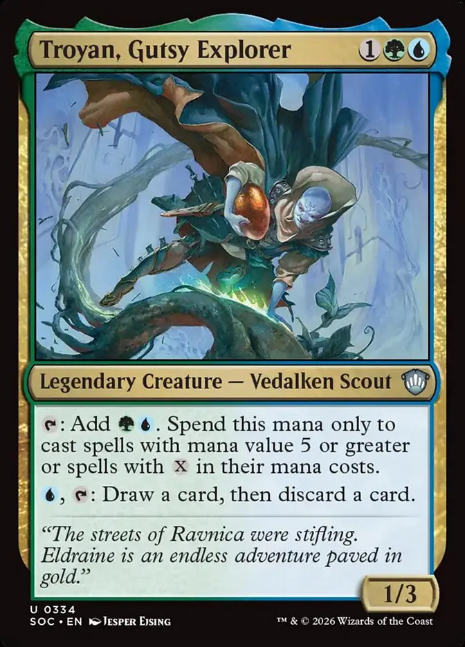 Troyan, Gutsy Explorer kaufen - Secrets of Strixhaven Commander bei TcG Love