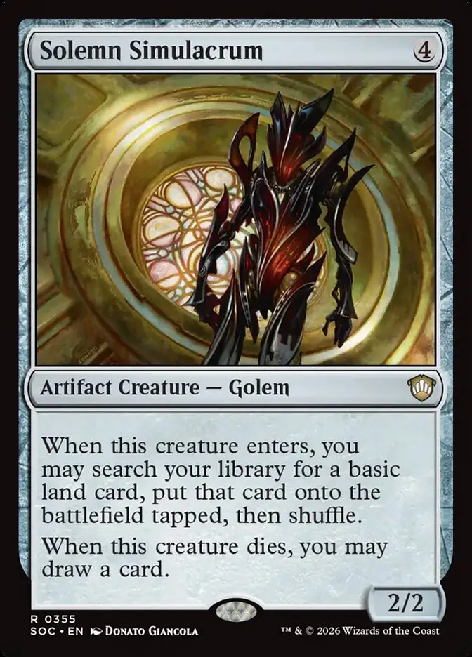 Solemn Simulacrum kaufen - Secrets of Strixhaven Commander bei TcG Love