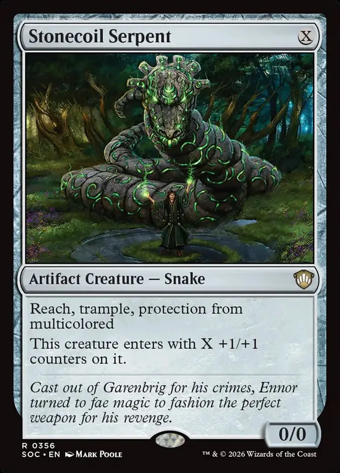 Stonecoil Serpent kaufen - Secrets of Strixhaven Commander bei TcG Love