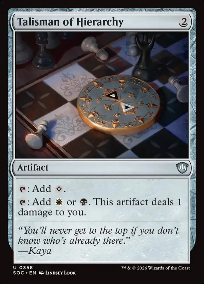 Talisman of Hierarchy kaufen - Secrets of Strixhaven Commander bei TcG Love