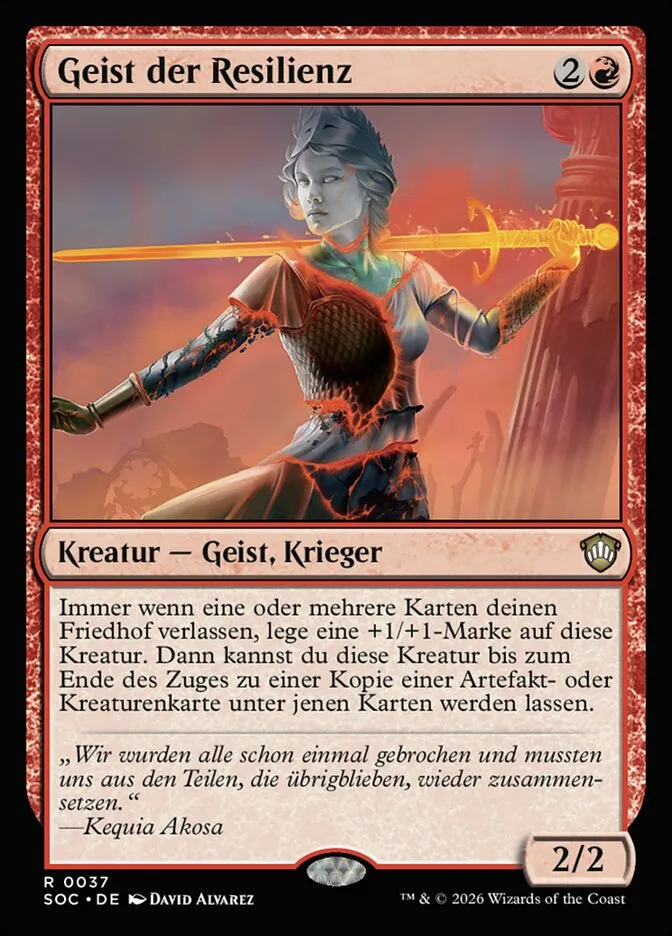 Geist der Resilienz kaufen - Secrets of Strixhaven Commander bei TcG Love