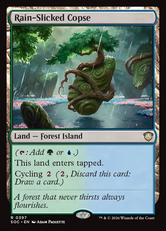Rain-Slicked Copse kaufen - Secrets of Strixhaven Commander bei TcG Love