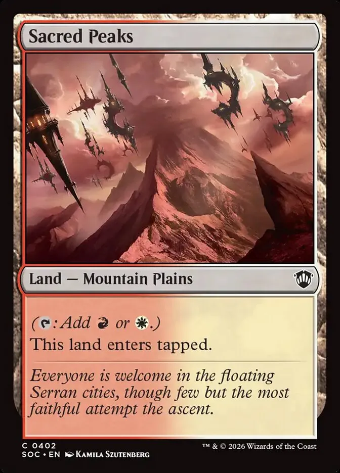 Sacred Peaks kaufen - Secrets of Strixhaven Commander bei TcG Love