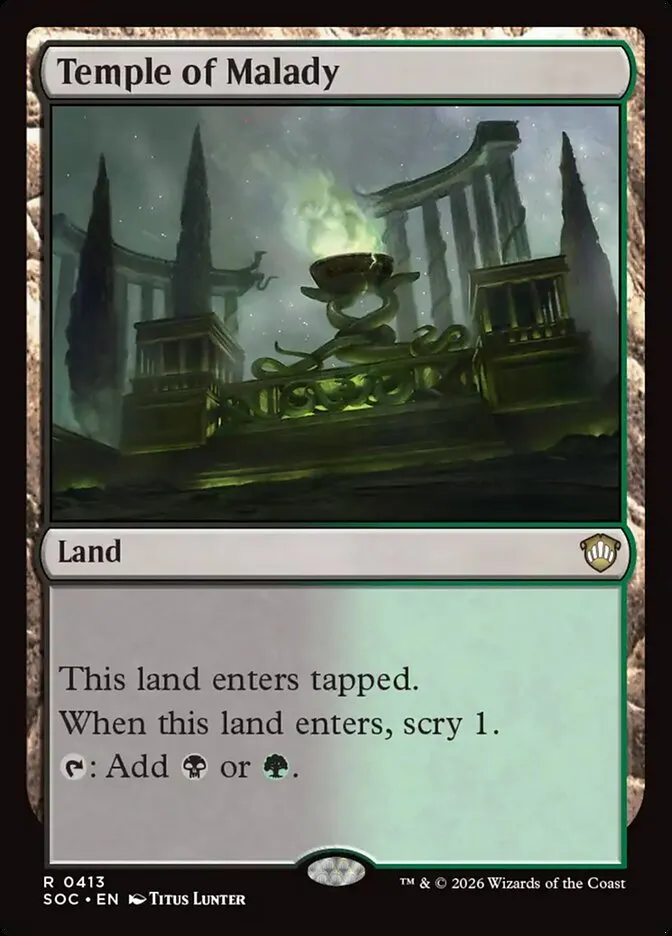 Temple of Malady kaufen - Secrets of Strixhaven Commander bei TcG Love