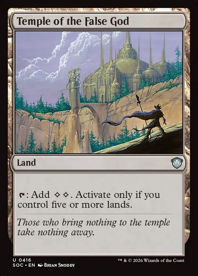 Temple of the False God kaufen - Secrets of Strixhaven Commander bei TcG Love