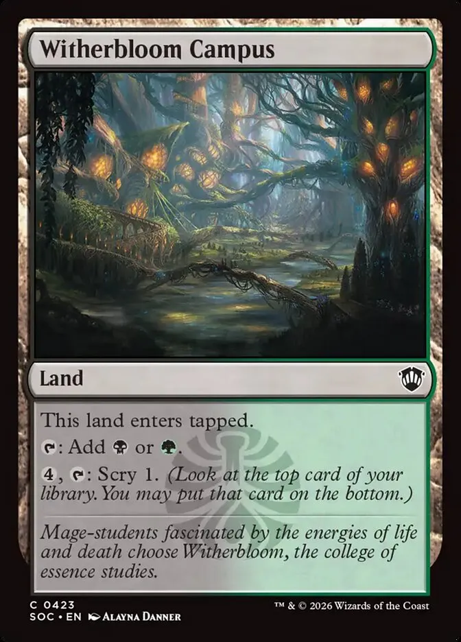 Witherbloom Campus kaufen - Secrets of Strixhaven Commander bei TcG Love