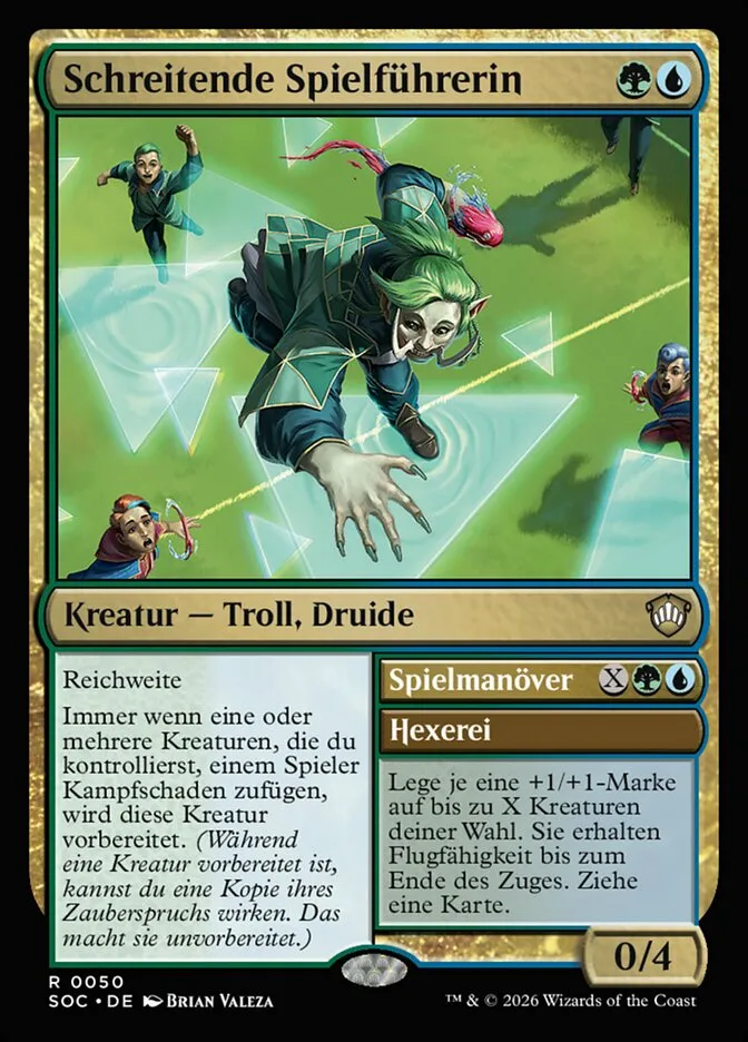 Striding Shotcaller // Run the Play kaufen - Secrets of Strixhaven Commander bei TcG Love