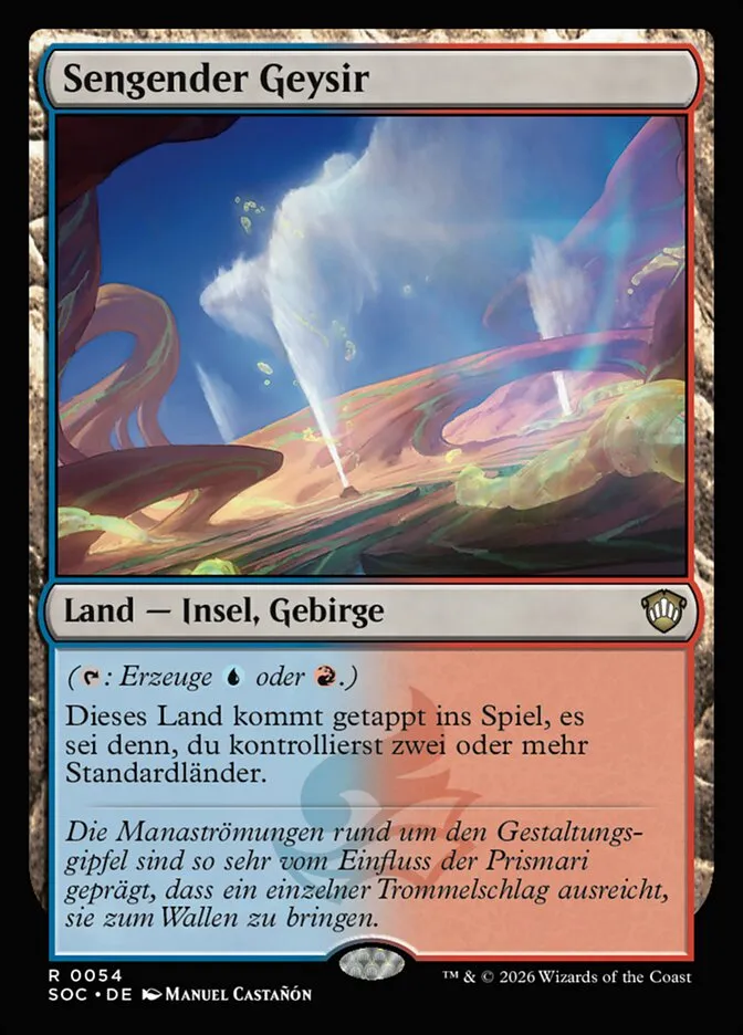 Sengender Geysir kaufen - Secrets of Strixhaven Commander bei TcG Love