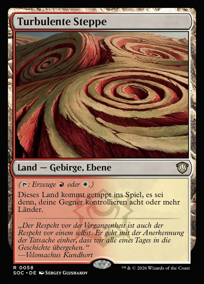 SOC-58-Turbulente-Steppe-de Turbulente Steppe kaufen - Secrets of Strixhaven Commander bei TcG Love