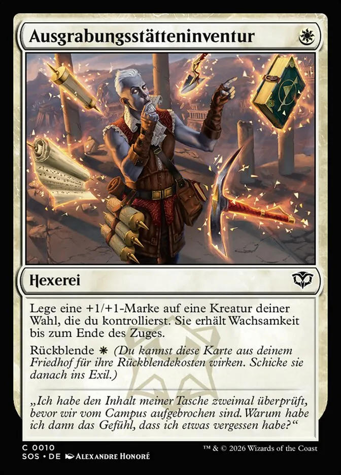 Ausgrabungsstätteninventur kaufen - Secrets of Strixhaven bei TcG Love