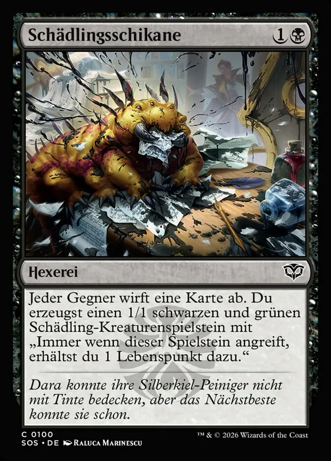 SOS-100-Sch-dlingsschikane-de Schädlingsschikane kaufen - Secrets of Strixhaven bei TcG Love