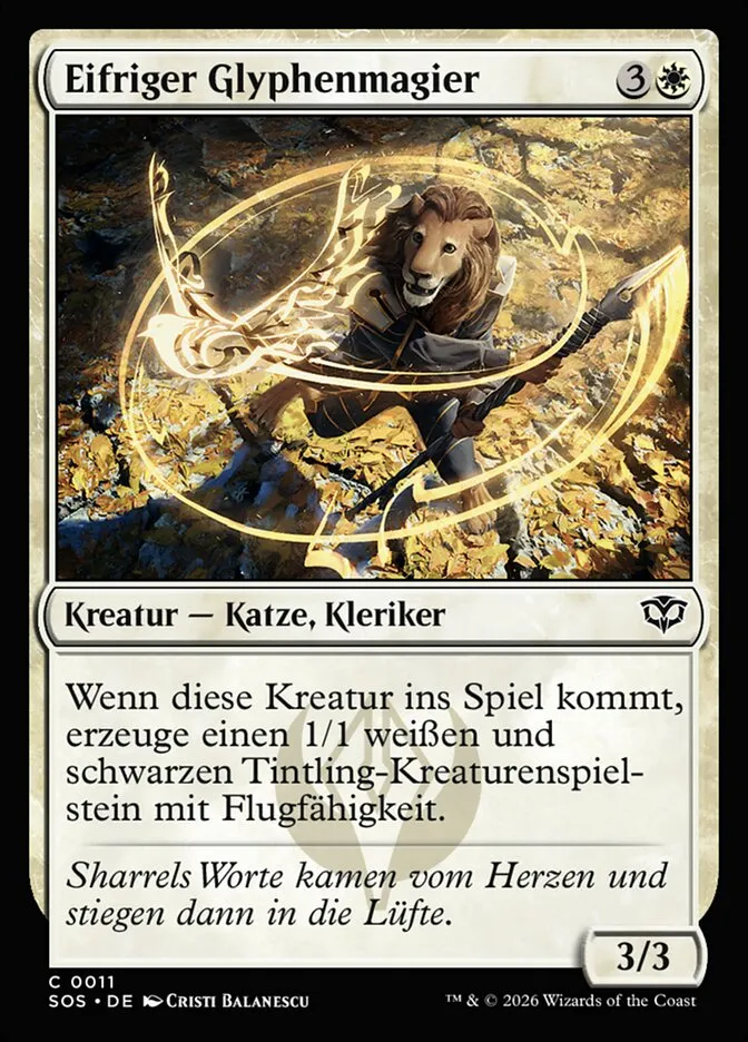 Eifriger Glyphenmagier kaufen - Secrets of Strixhaven bei TcG Love