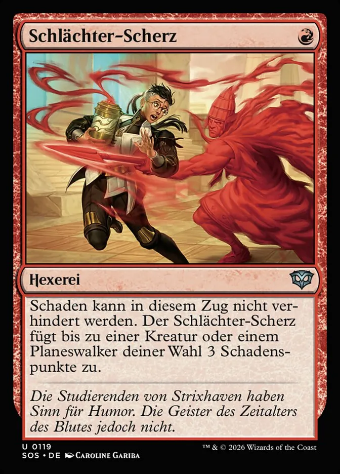 Schlächter-Scherz kaufen - Secrets of Strixhaven bei TcG Love