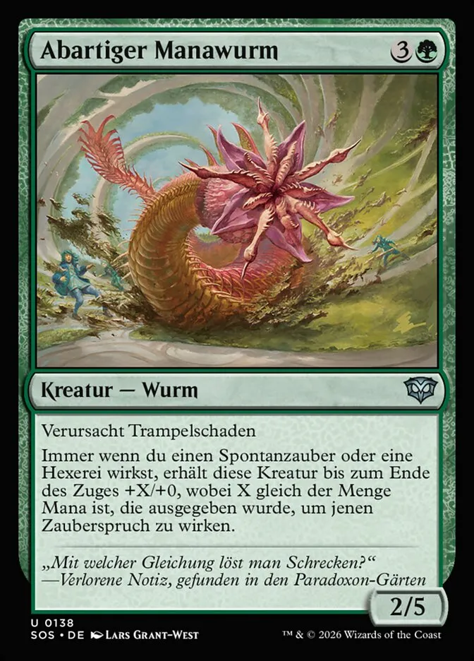Abartiger Manawurm kaufen - Secrets of Strixhaven bei TcG Love