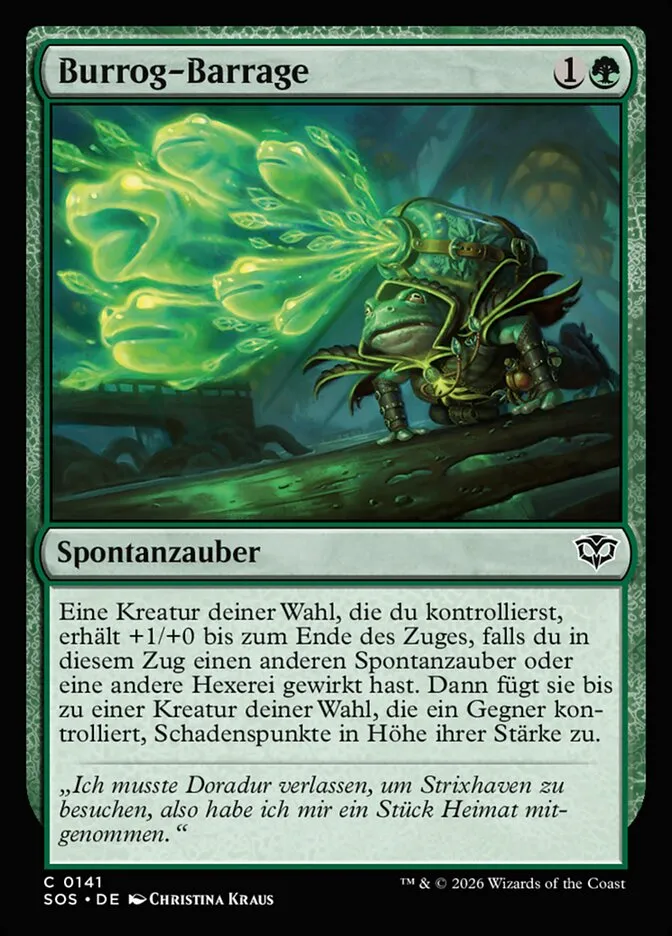 Burrog-Barrage kaufen - Secrets of Strixhaven bei TcG Love