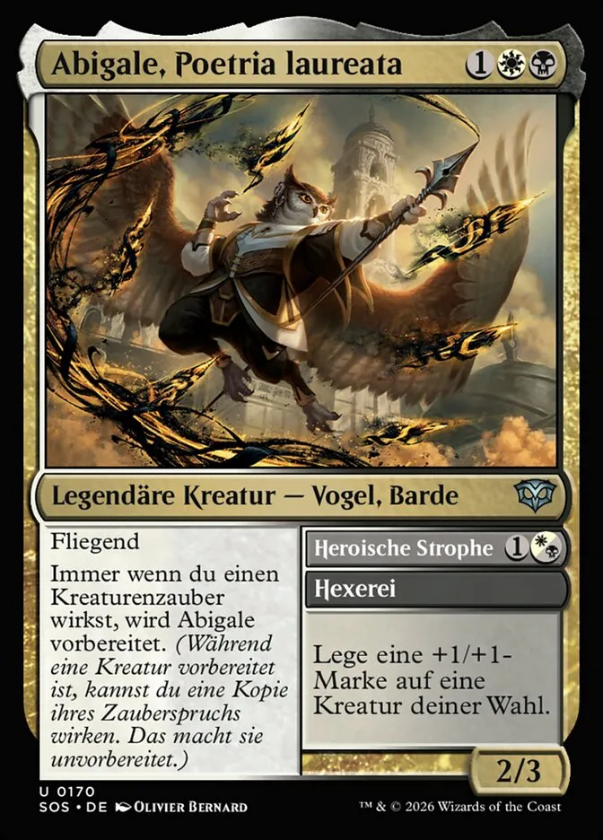 Abigale, Poet Laureate // Heroic Stanza kaufen - Secrets of Strixhaven bei TcG Love