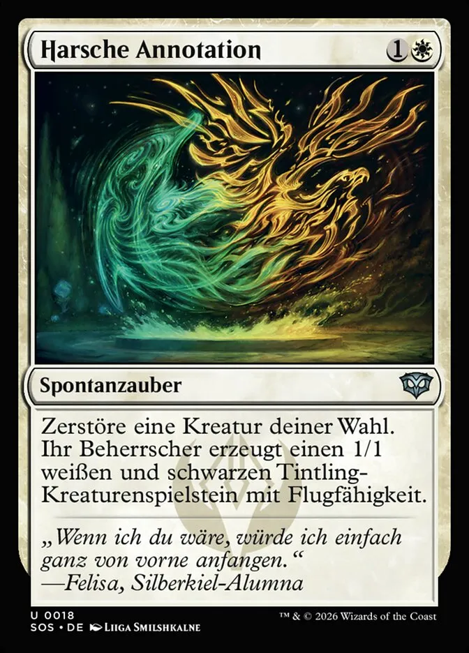Harsche Annotation kaufen - Secrets of Strixhaven bei TcG Love